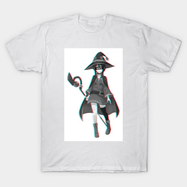 Megumin Waifu Material T-Shirt by HentaiK1ng